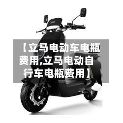 【立马电动车电瓶费用,立马电动自行车电瓶费用】